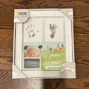 Baby Print Picture Frame - White